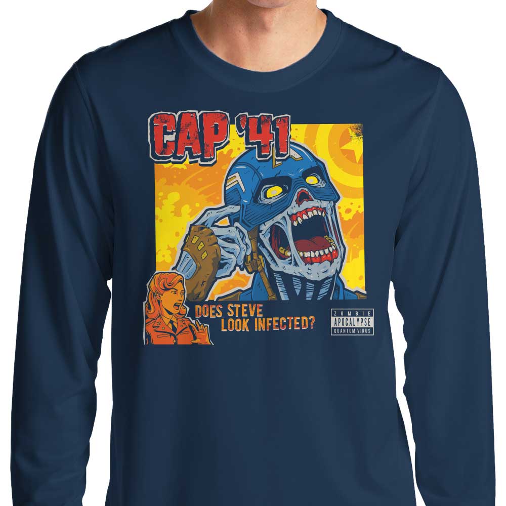Cap '41 - Long Sleeve T-Shirt Hoodie, Sweatshirt | CiraTrend.com (Image 3)