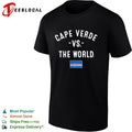 Cape Verde vs the world soccer flag shirt
