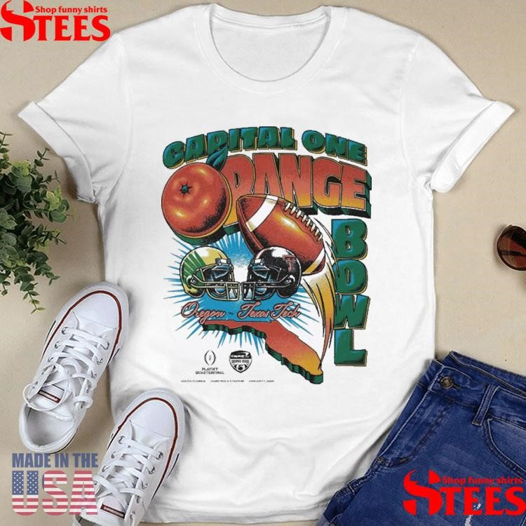 Capital On Orange Bowl 2026 Oregon Vs Texas Tech Orange Bowl Shirt