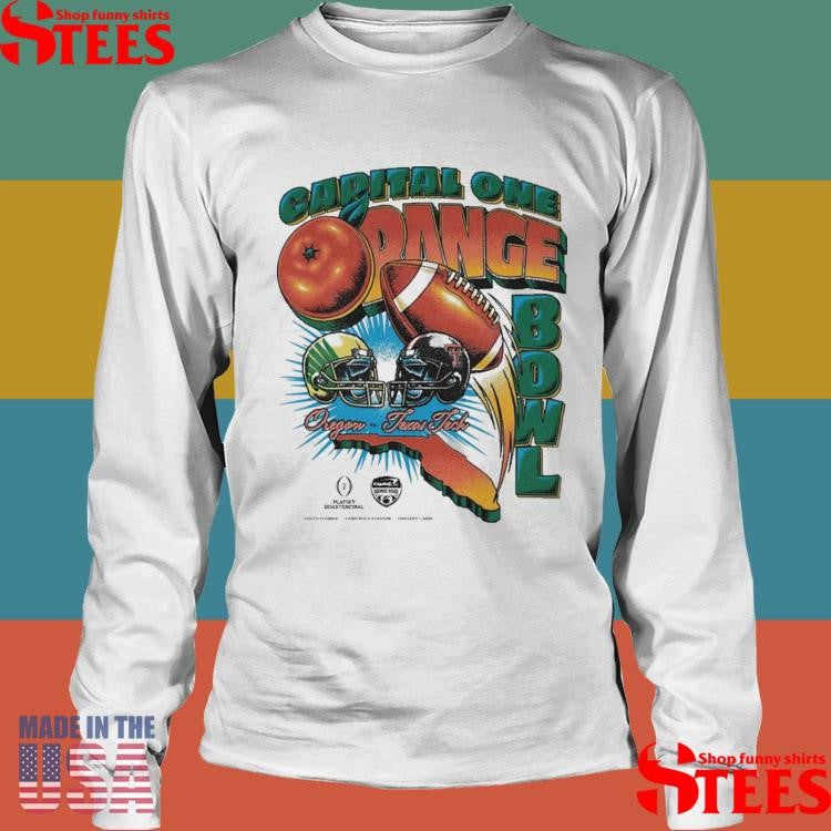 Capital On Orange Bowl 2026 Oregon Vs Texas Tech Orange Bowl Shirt