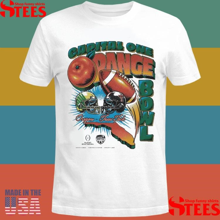 Capital On Orange Bowl 2026 Oregon Vs Texas Tech Orange Bowl Shirt