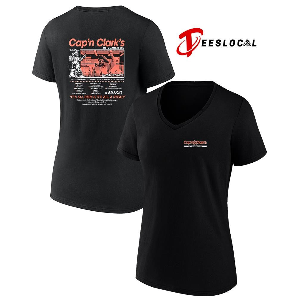Cap’n Clark’s Ottoman Empire it’s all here and it’s all a steal graphic shirt