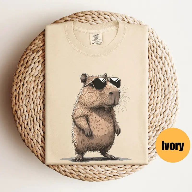 Capybara Shirt, Capybara T-Shirt, Meme Shirt, Capybara Tshirt Hoodie, Sweatshirt | CiraTrend.com