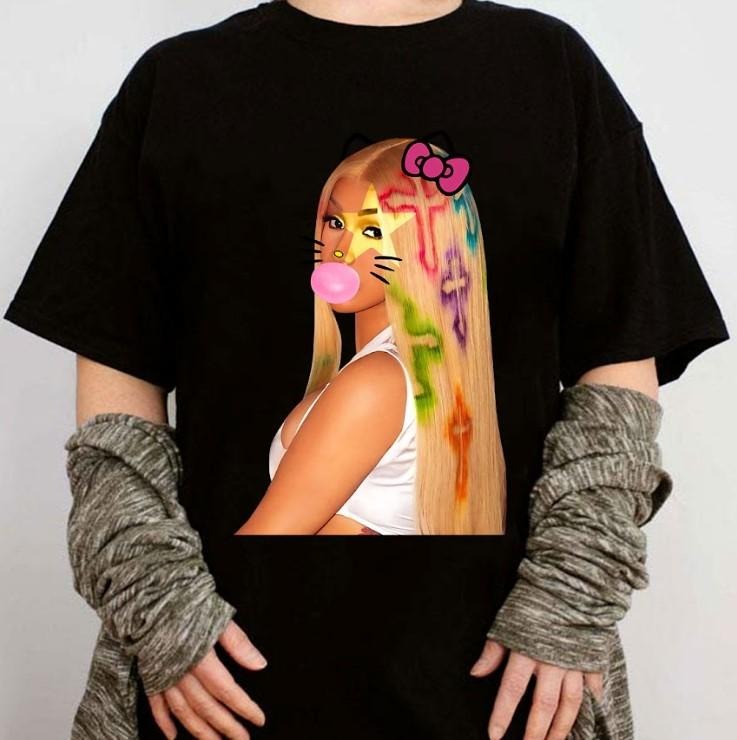 Cardi.B Kitty Cute Rap BUBBLE GUM Graphic Tee Hoodie, Sweatshirt | CiraTrend.com
