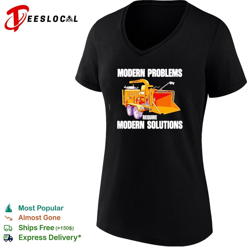 Carlton Model 1712 modern problems require modern solutions shirt