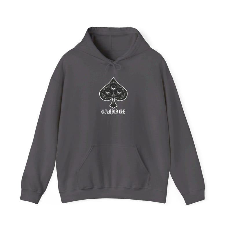 Carnage (Owned by the Spade Brothers back design) Unisex Heavy Blend Hoodie Sweatshirt T-Shirts | CiraTrend.com