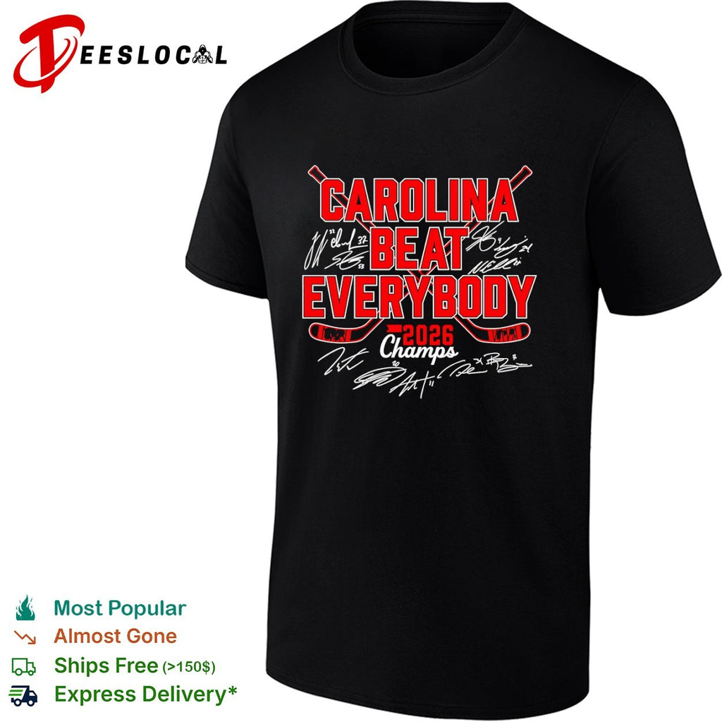 Carolina Beat Everybody 2026 Champs shirt