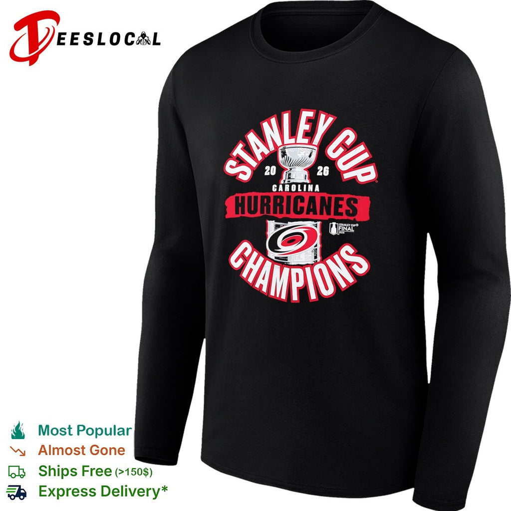 Carolina Hurricanes 2026 Stanley Cup Champions NHL Hockey Fan Celebration shirt