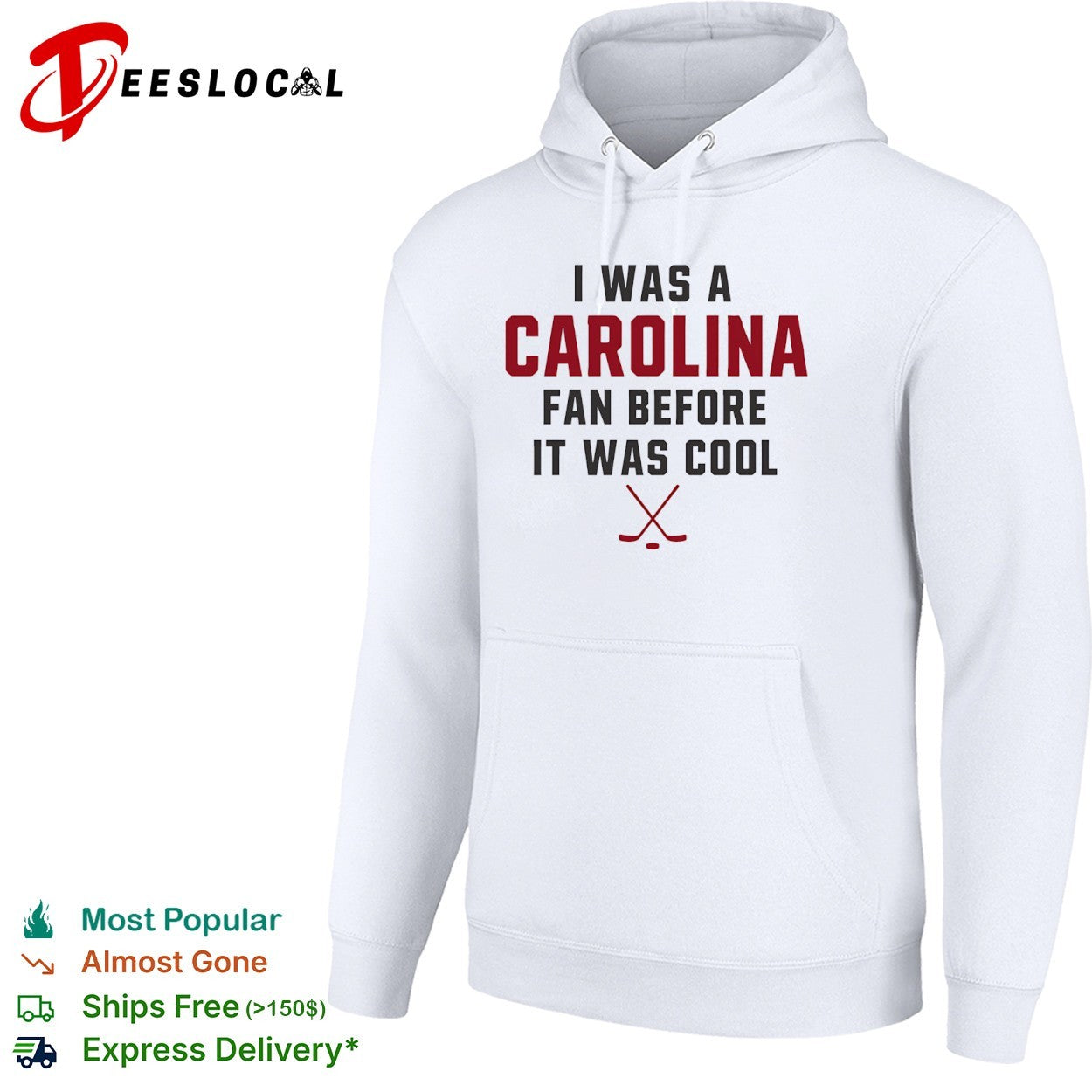 Carolina Hurricanes hockey sticks I was a fan before it was cool shirt