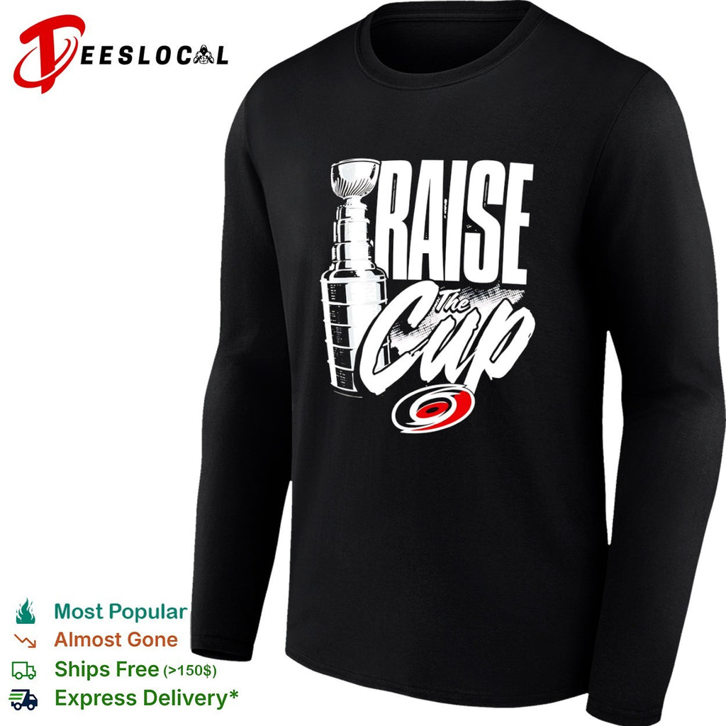 Carolina Hurricanes raise the Stanley Cup trophy shirt