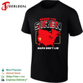 Carolina Hurricanes sound the siren maps dont lie red graphic shirt
