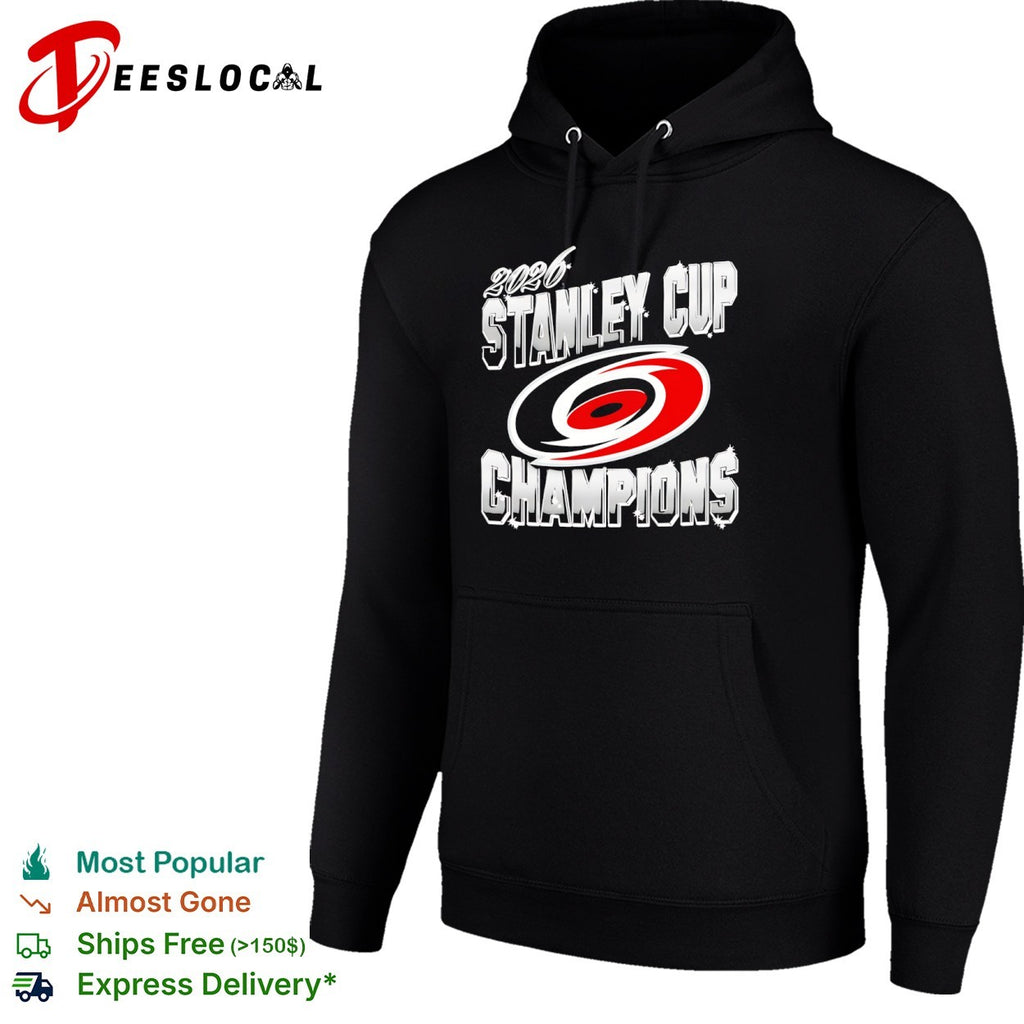 Carolina Hurricanes team logo 2026 Stanley Cup champions shirt