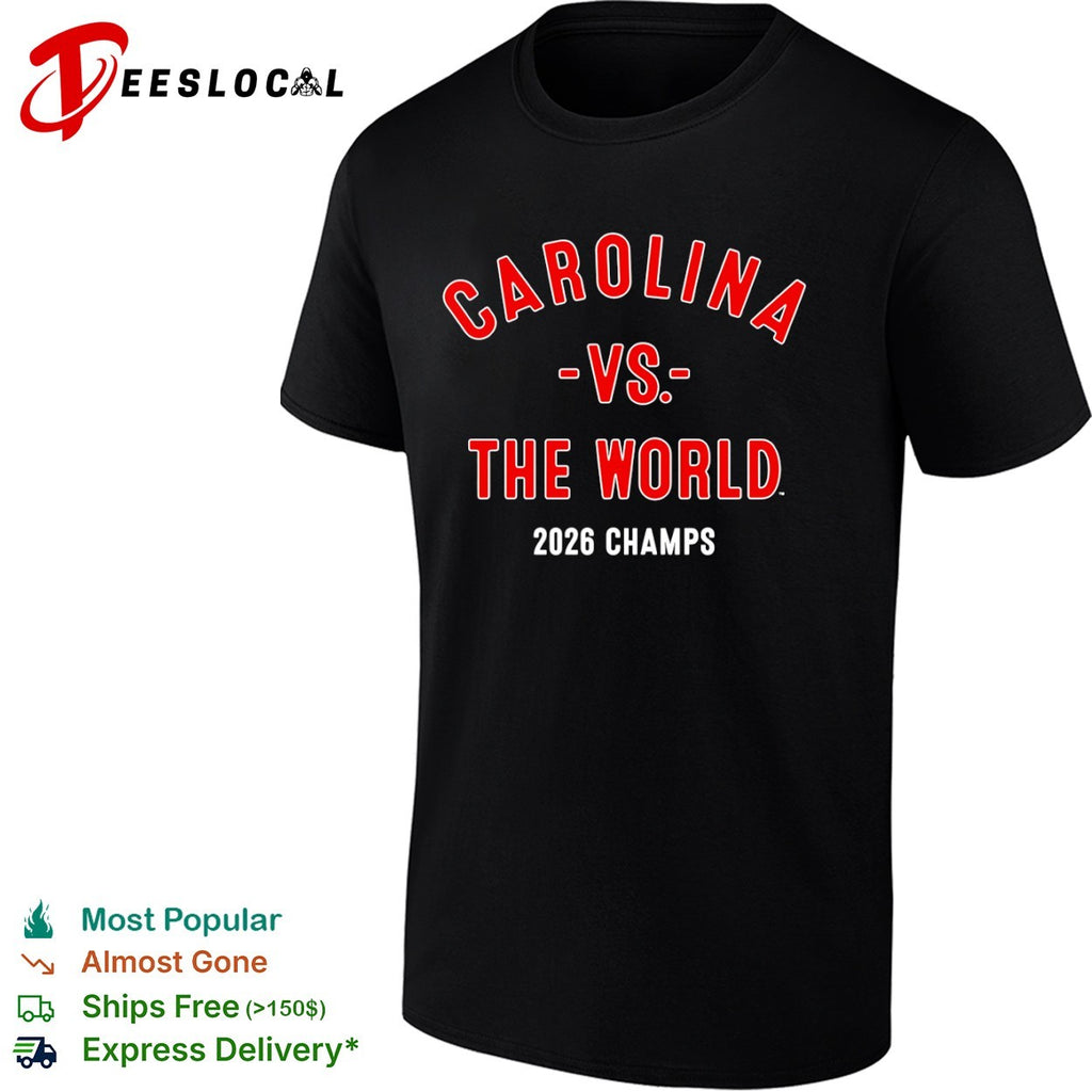 Carolina Hurricanes vs the world 2026 champs shirt