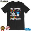 Carolina Panthers Mascot Autism Awareness Support T Shirt
