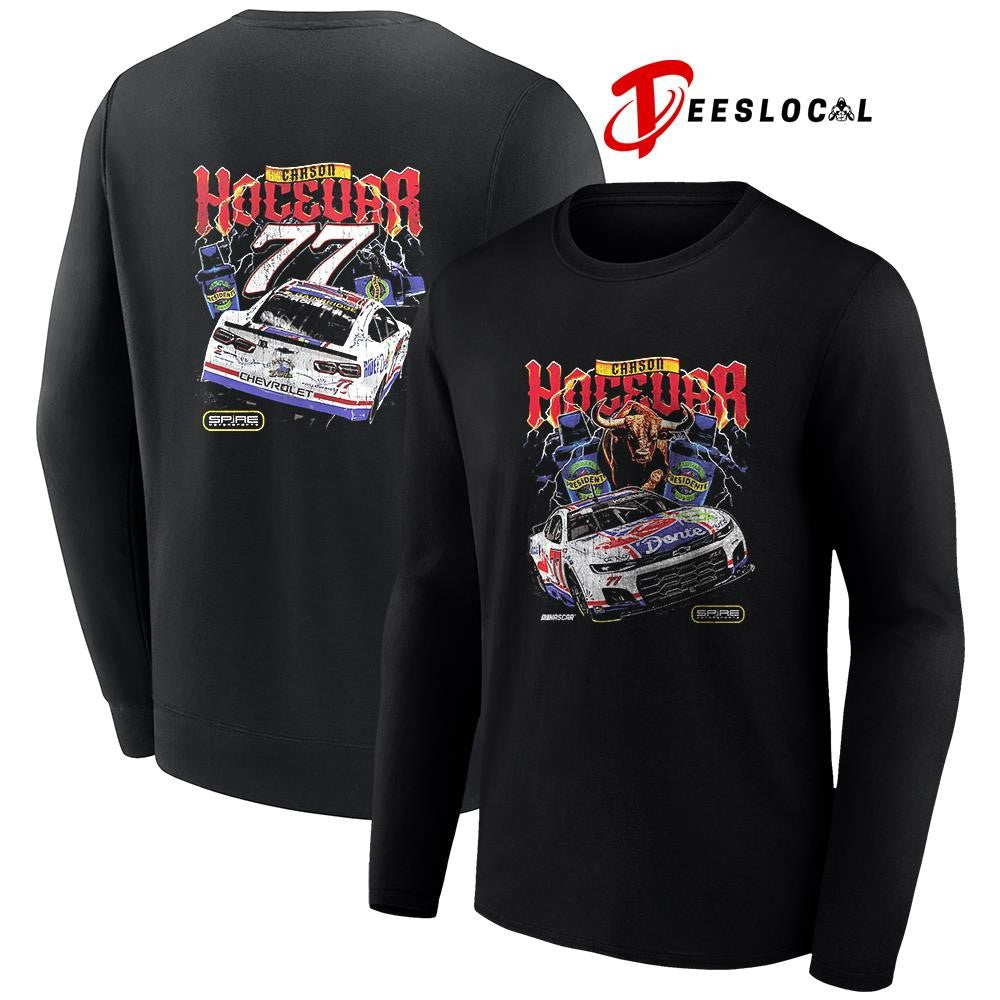 Carson Hocevar chili’s ride the Dente car racing graphic shirt