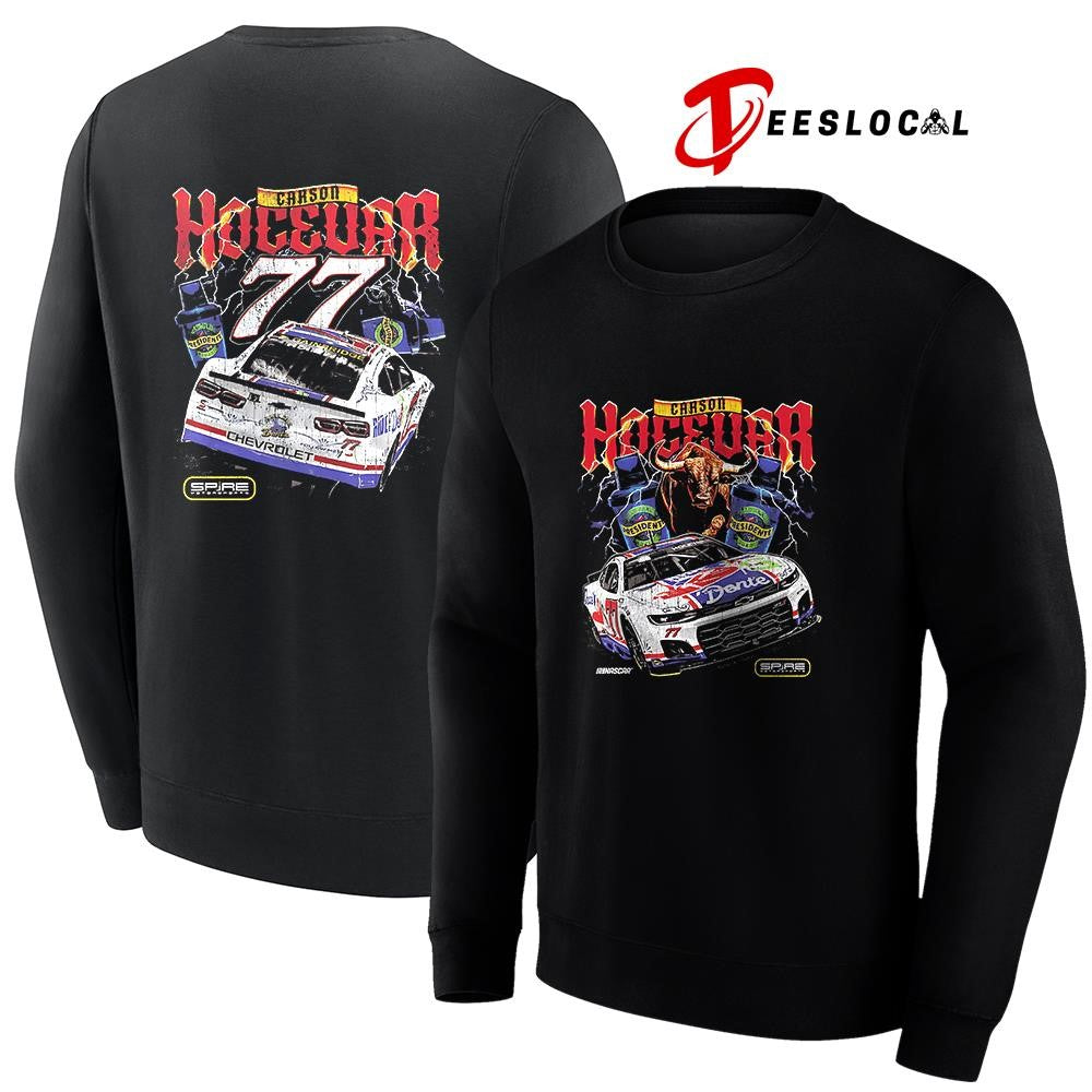 Carson Hocevar chili’s ride the Dente car racing graphic shirt