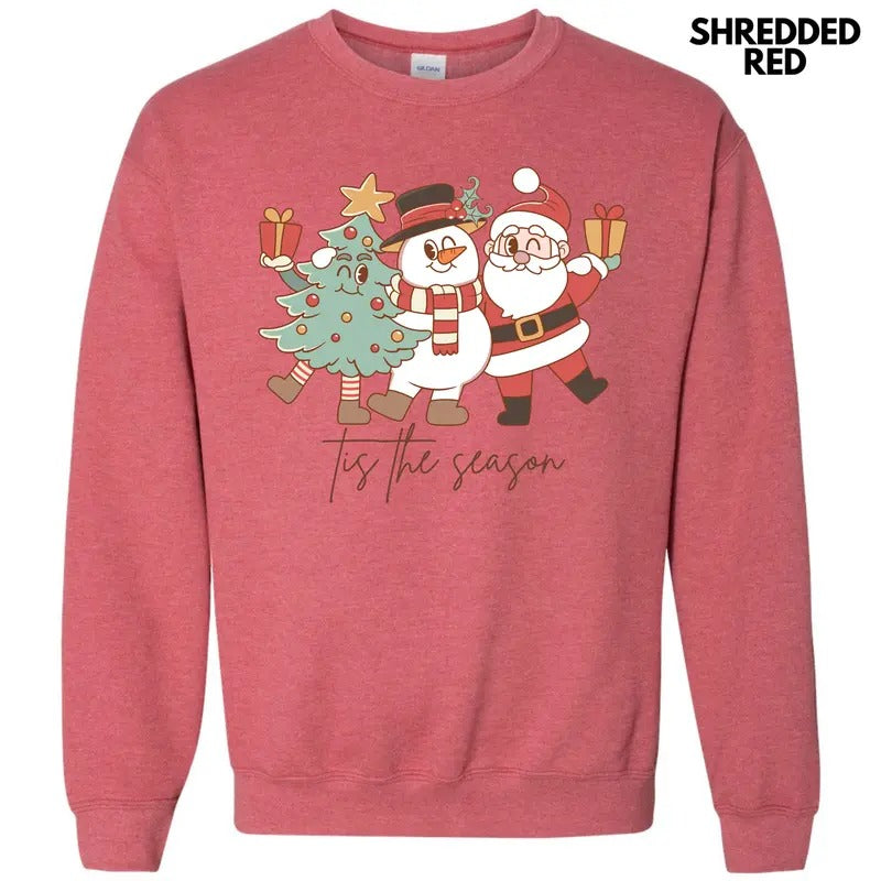 Cartoon Christmas Tis The Season Sweatshirt 'NLB' T-Shirts, Hoodie | CiraTrend.com