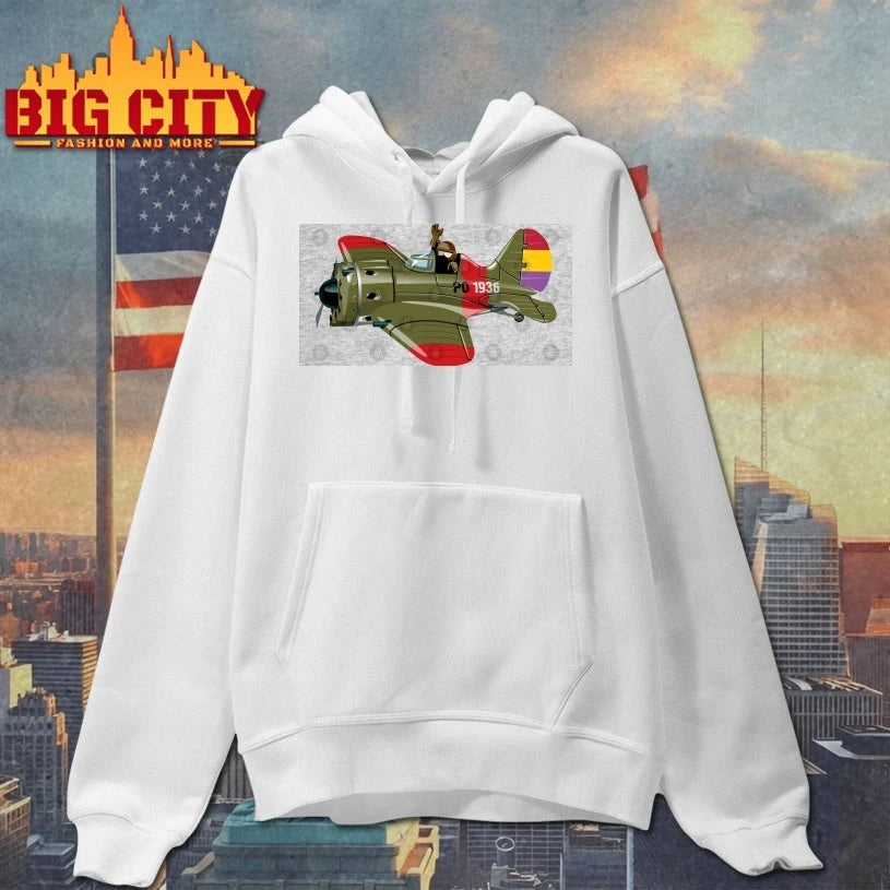 Cartoon Plane Cartoon retro fighter shirt