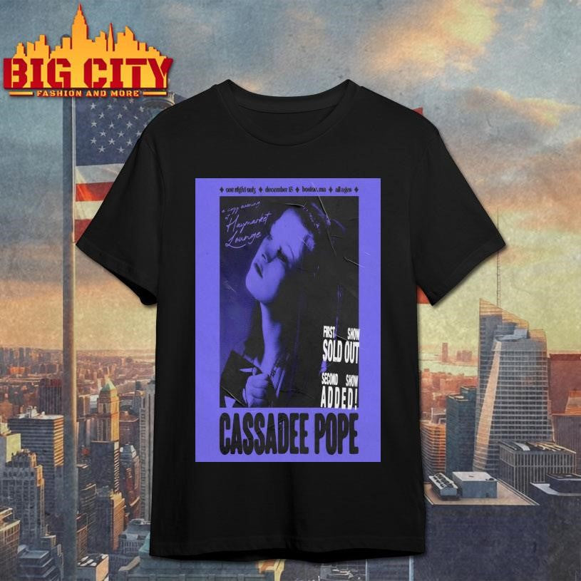 Cassadee Pope Boston Dec 15 2025 Tour Poster Shirt