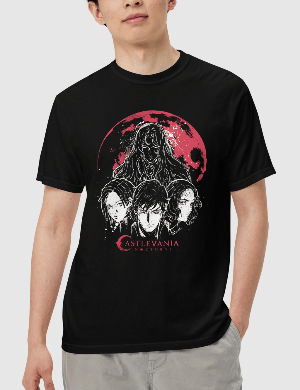 Castlevania Nocturne Unisex Heavyweight T-Shirt [Black] Hoodie, Sweatshirt | CiraTrend.com (Image 2)