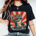 Cat DJ Tshirt, Funny Cat Shirt, Men's Kitten Disc Jockey Design, Dance Party Cat Lover Shirt, Pet T-shirt, Cat Lovers...
