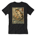 Cat Destroying City Ukiyo-E T-Shirt Hoodie, Sweatshirt | CiraTrend.com (Image 1)