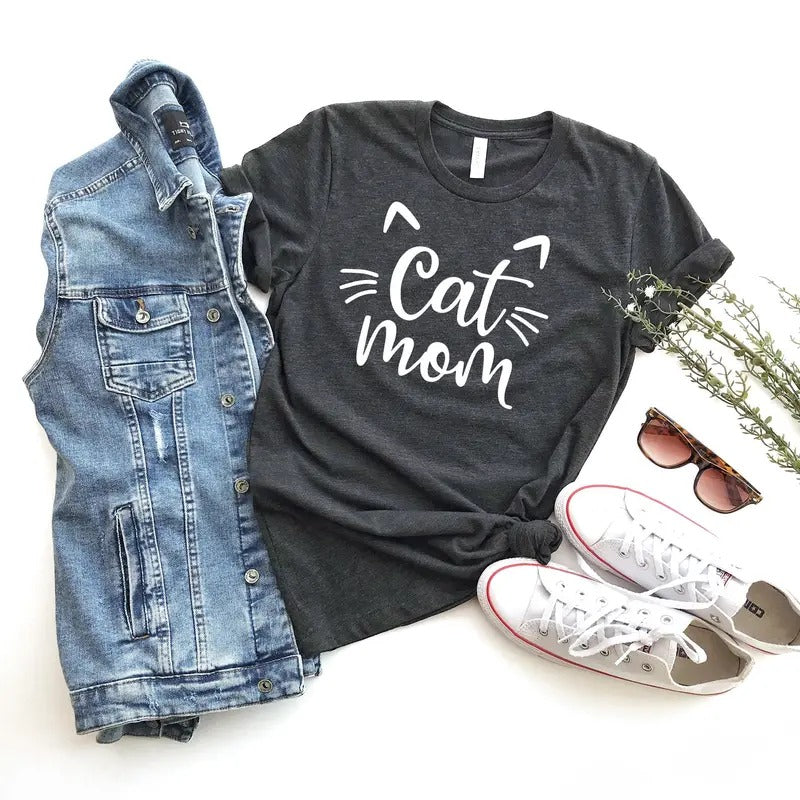 Cat Mom Shirt, Gift to Mom, Pet Lover Shirt, Cat Shirt, Cat Mama T-Shirt, Cat Lover Gift Hoodie, Sweatshirt | CiraTrend.com