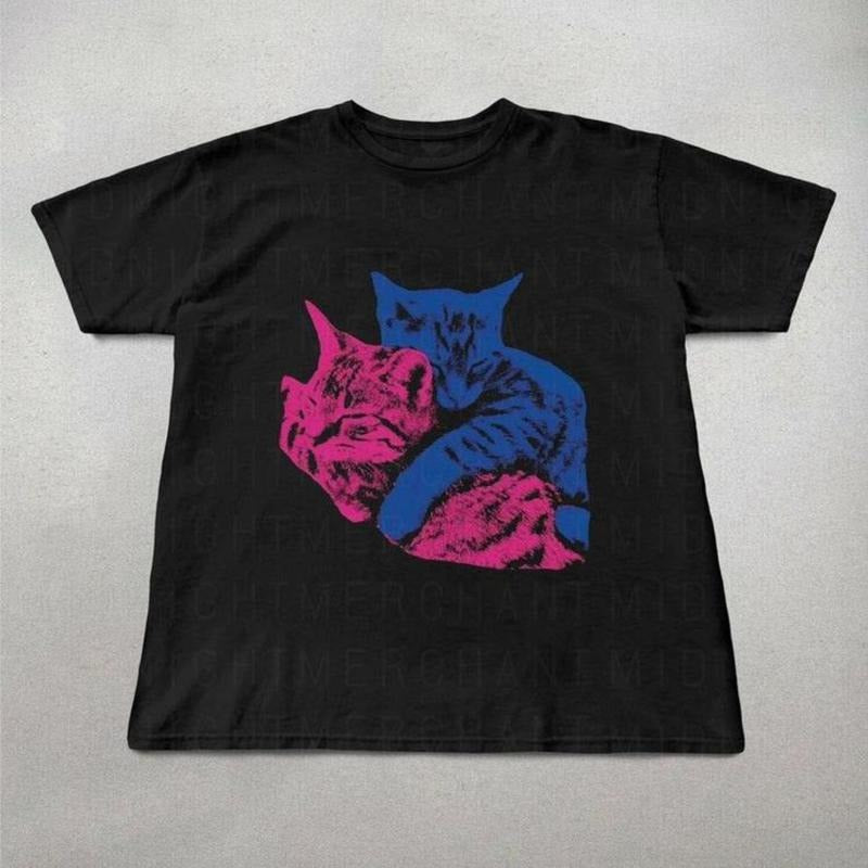 Cat Tv Girl Shirt, Cat Album Cover Tee, Cat Graphic Tee, Tv Girl Gifts, Cat Lover Gifts, Cute Shirts, Trendy Shirts, Unisex, Band Tees