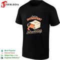 Cat introvert paper bag shirt