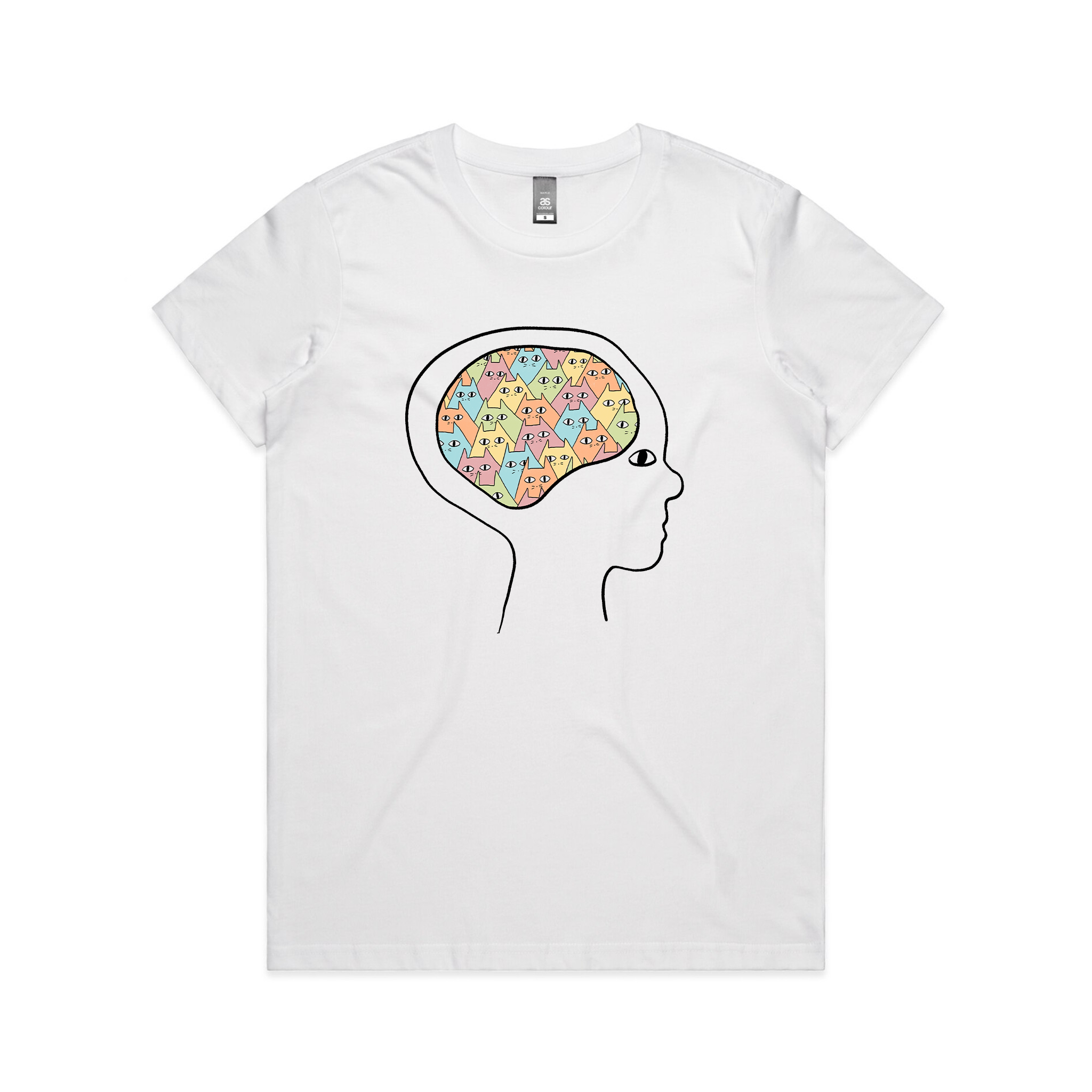 Cat Brain Tee Hoodie, Sweatshirt | CiraTrend.com (Image 2)