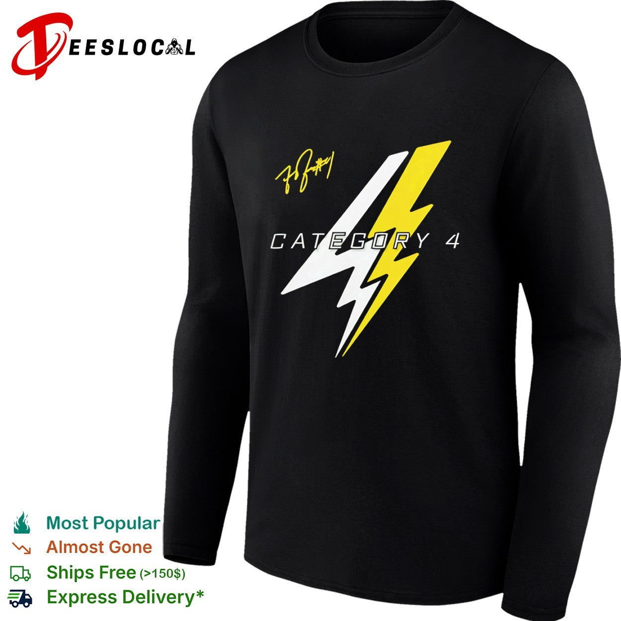 Category 4 signature shirt