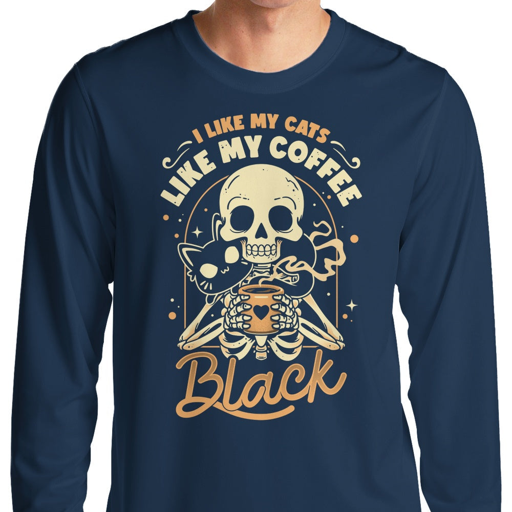 Cats and Coffee - Long Sleeve T-Shirt Hoodie, Sweatshirt | CiraTrend.com (Image 3)