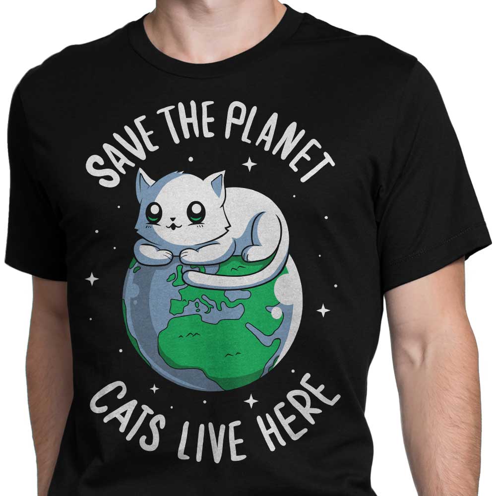 Cats Live Here - Men's Apparel T-Shirts, Hoodie, Sweatshirt | CiraTrend.com (Image 4)