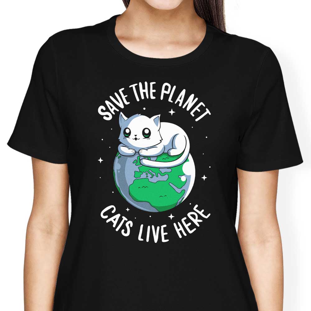 Cats Live Here T-Shirts, Hoodie, Sweatshirt