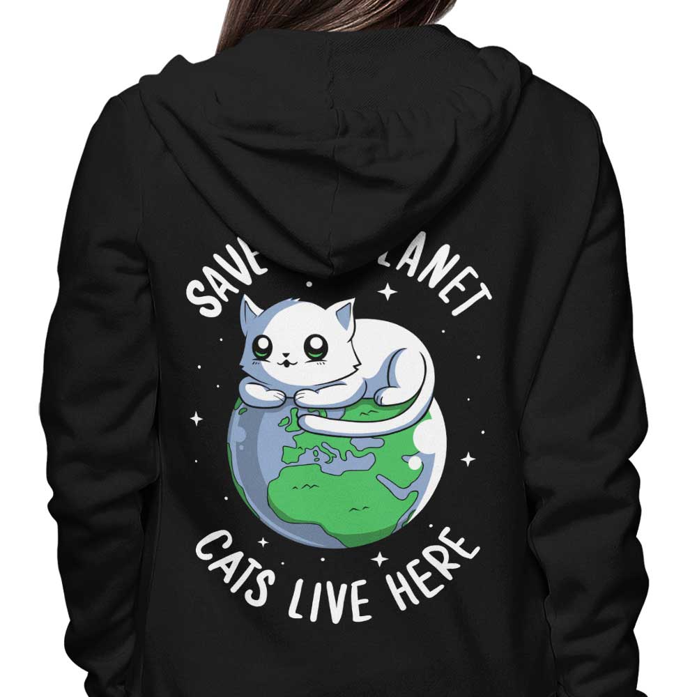 Cats Live Here - Hoodie T-Shirts, Sweatshirt | CiraTrend.com (Image 3)