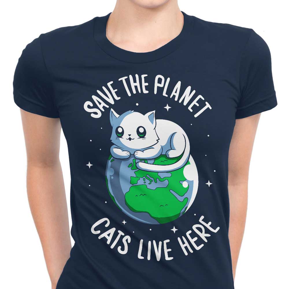 Cats Live Here T-Shirts, Hoodie, Sweatshirt