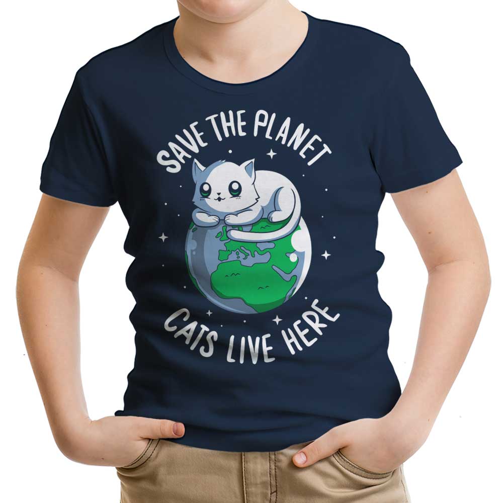 Cats Live Here - Youth Apparel T-Shirts, Hoodie, Sweatshirt | CiraTrend.com (Image 1)