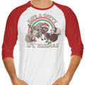 Catty Li'l Hissmas - 3/4 Sleeve Raglan T-Shirt Hoodie, Sweatshirt | CiraTrend.com (Image 1)
