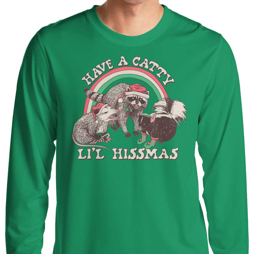 Catty Li'L Hissmas Long Sleeve T-Shirts, Hoodie, Sweatshirt