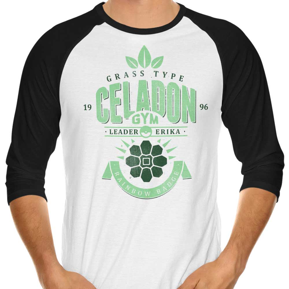 Celadon City Gym 3 4 Sleeve T-Shirts, Hoodie, Sweatshirt