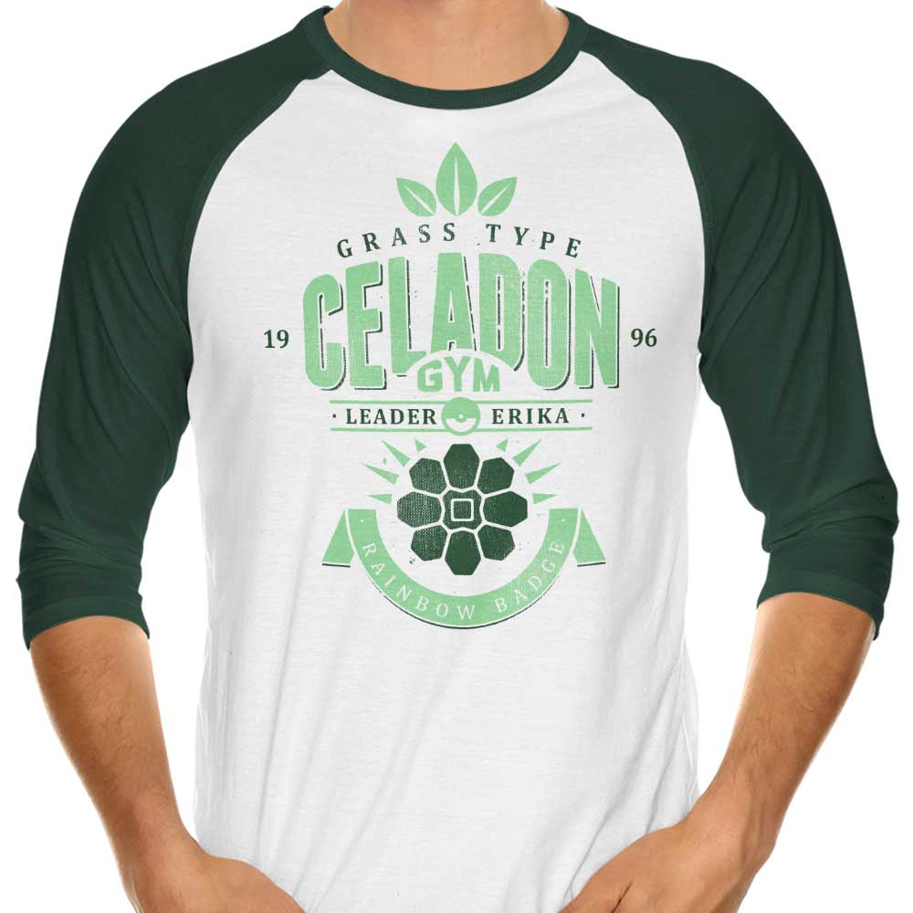 Celadon City Gym 3 4 Sleeve T-Shirts, Hoodie, Sweatshirt