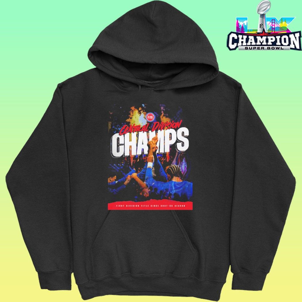 Celebrates Detroit Pistons Nba Central Division Champions 2026 Shirt