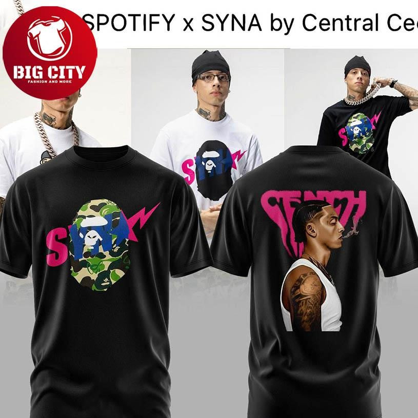 Central Cee Can’t Rush Greatness 2025 Tour With Bape Two Sided Shirt