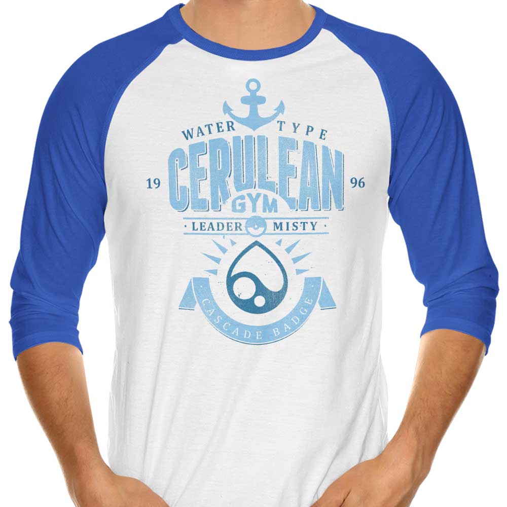 Cerulean City Gym - 3/4 Sleeve Raglan T-Shirt Hoodie, Sweatshirt | CiraTrend.com (Image 4)