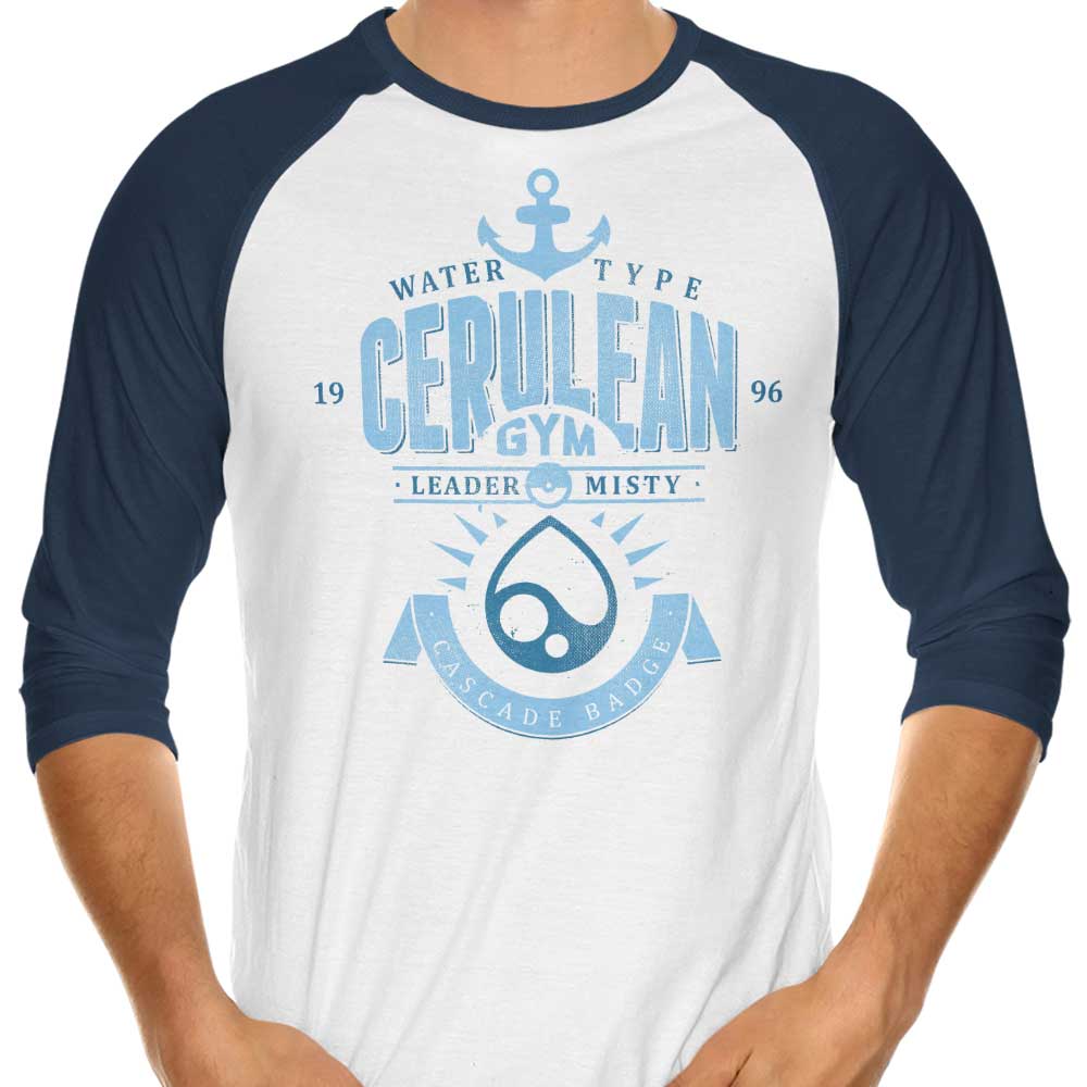 Cerulean City Gym - 3/4 Sleeve Raglan T-Shirt Hoodie, Sweatshirt | CiraTrend.com (Image 1)