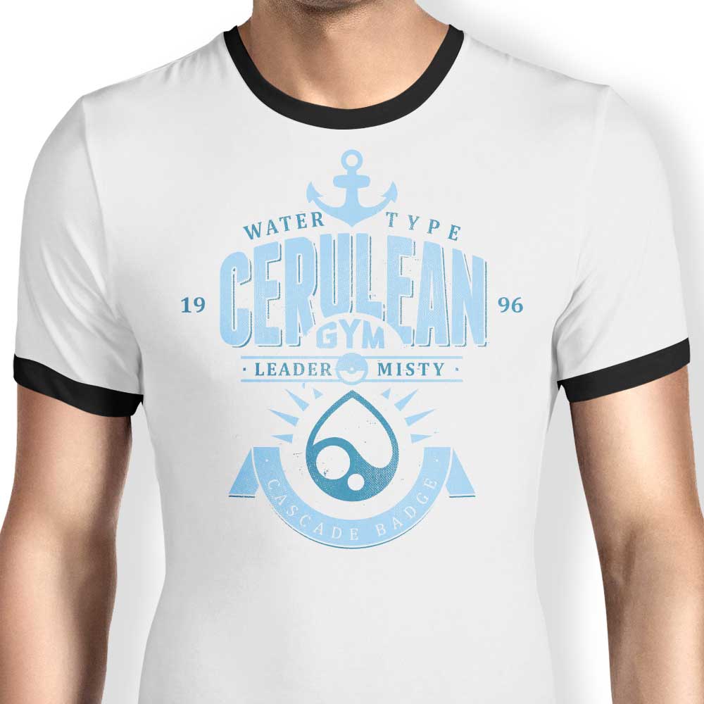 Cerulean City Gym - Ringer T-Shirt Hoodie, Sweatshirt | CiraTrend.com (Image 1)