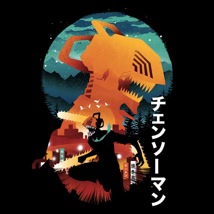 Chainsaw Silhouette - Long Sleeve T-Shirt Hoodie, Sweatshirt | CiraTrend.com (Image 2)