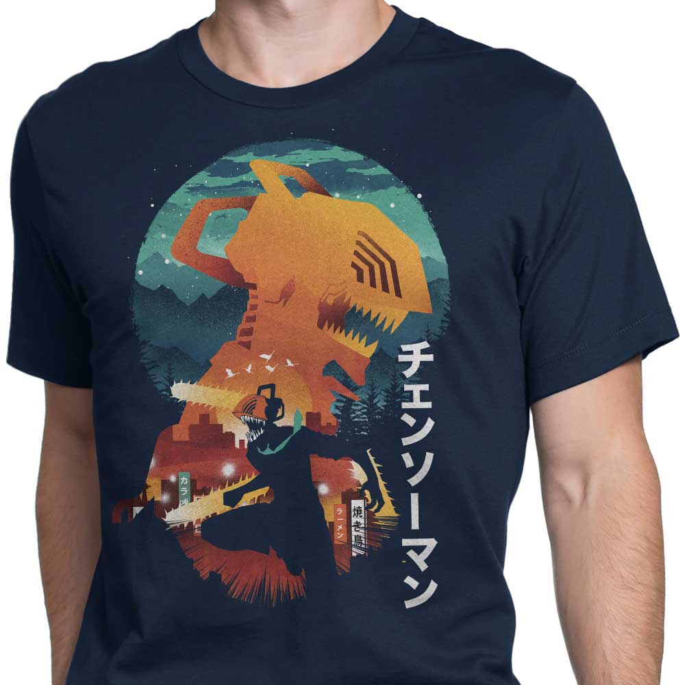 Chainsaw Silhouette - Men's Apparel T-Shirts, Hoodie, Sweatshirt | CiraTrend.com (Image 4)
