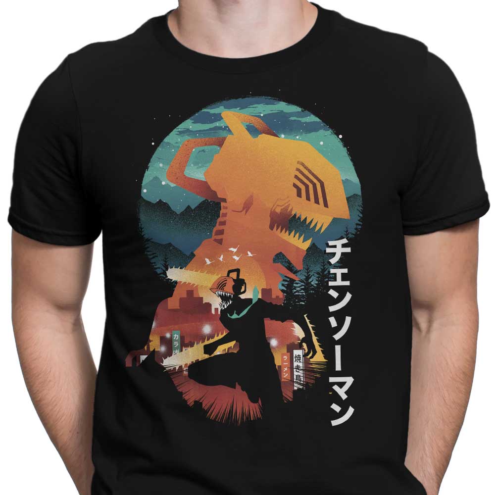 Chainsaw Silhouette - Men's Apparel T-Shirts, Hoodie, Sweatshirt | CiraTrend.com (Image 3)