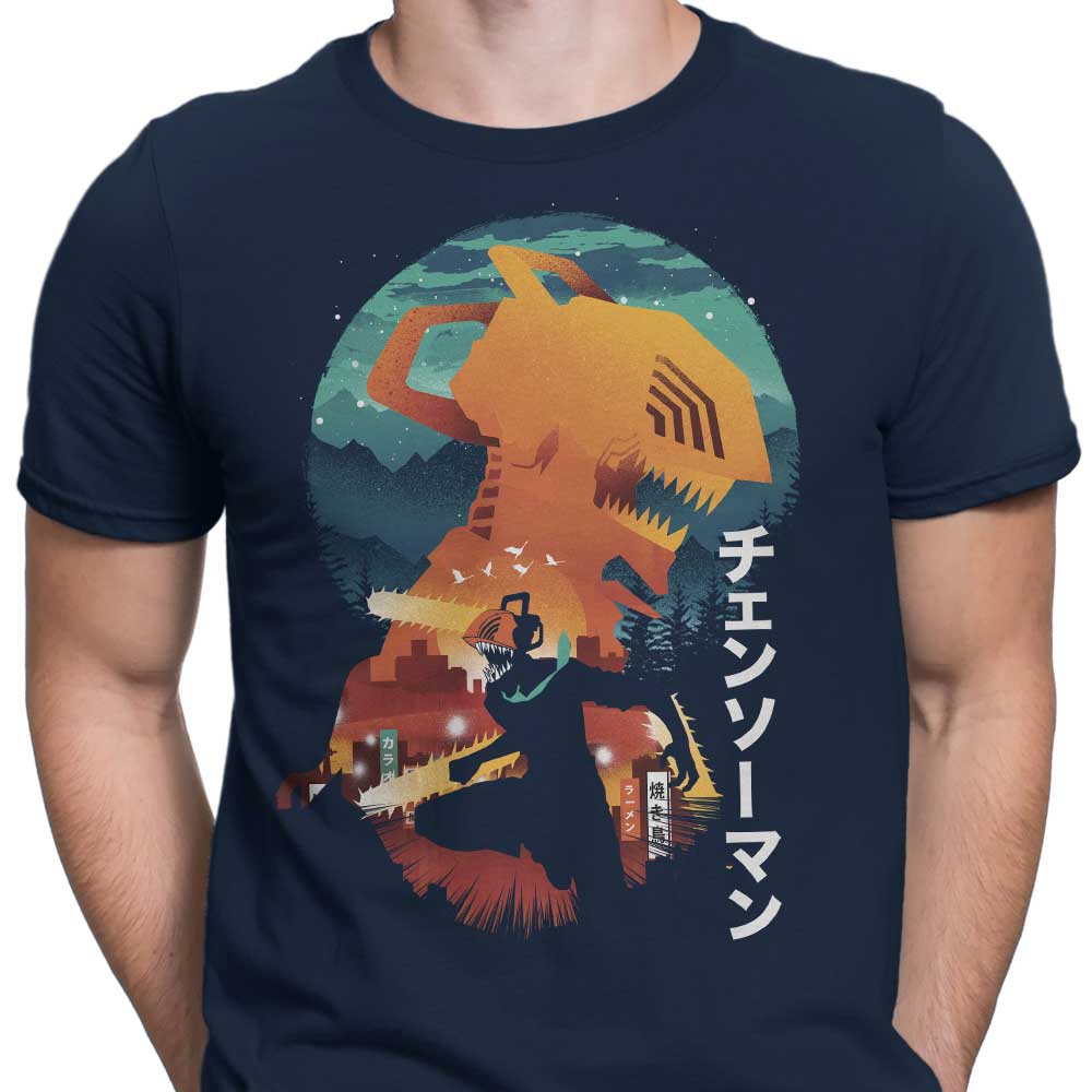 Chainsaw Silhouette - Men's Apparel T-Shirts, Hoodie, Sweatshirt | CiraTrend.com (Image 5)